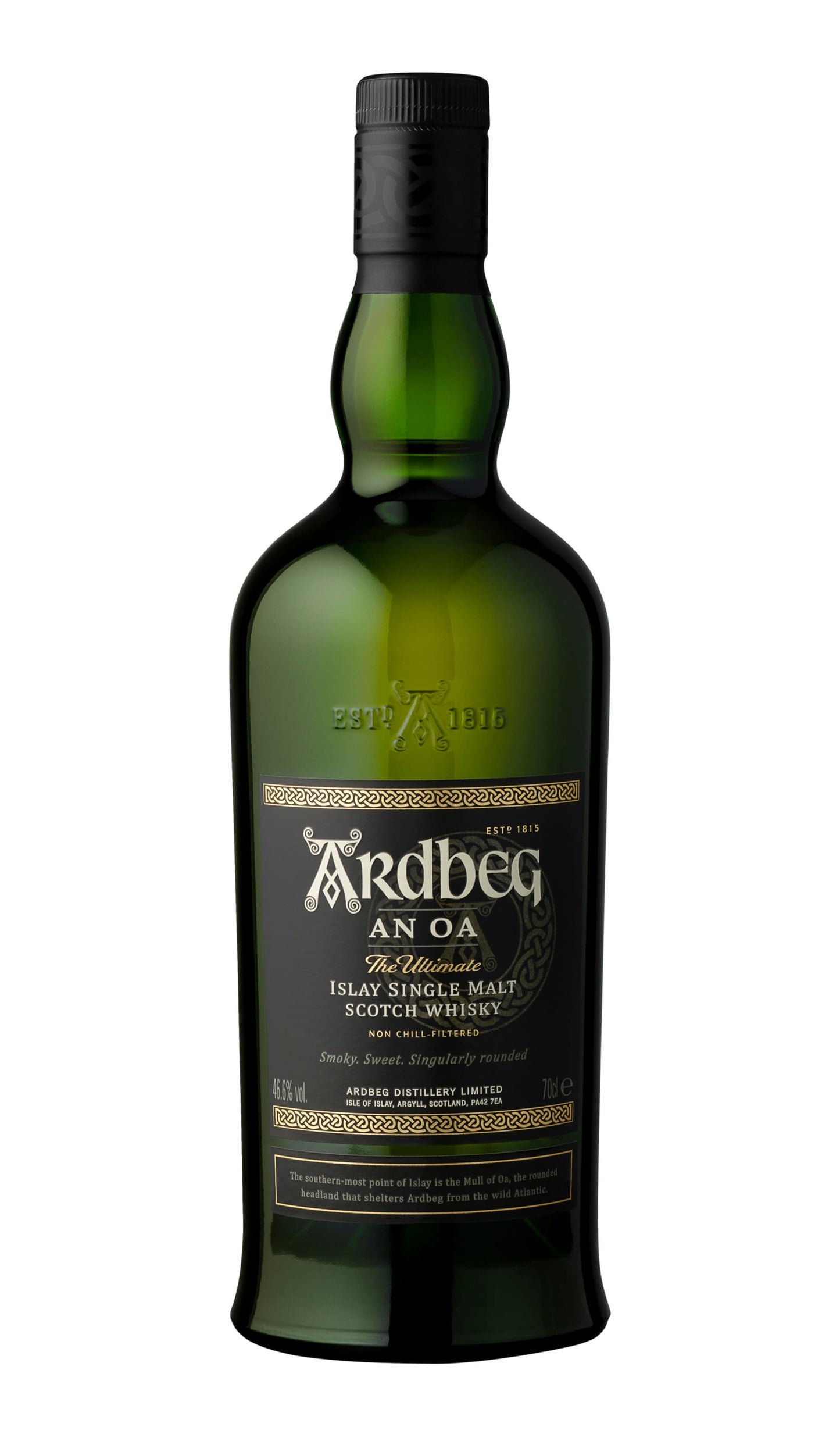 Find out more or buy Ardbeg An Oa Single Malt Scotch 700mL (Islay) available at Wine Sellers Direct's best prices.