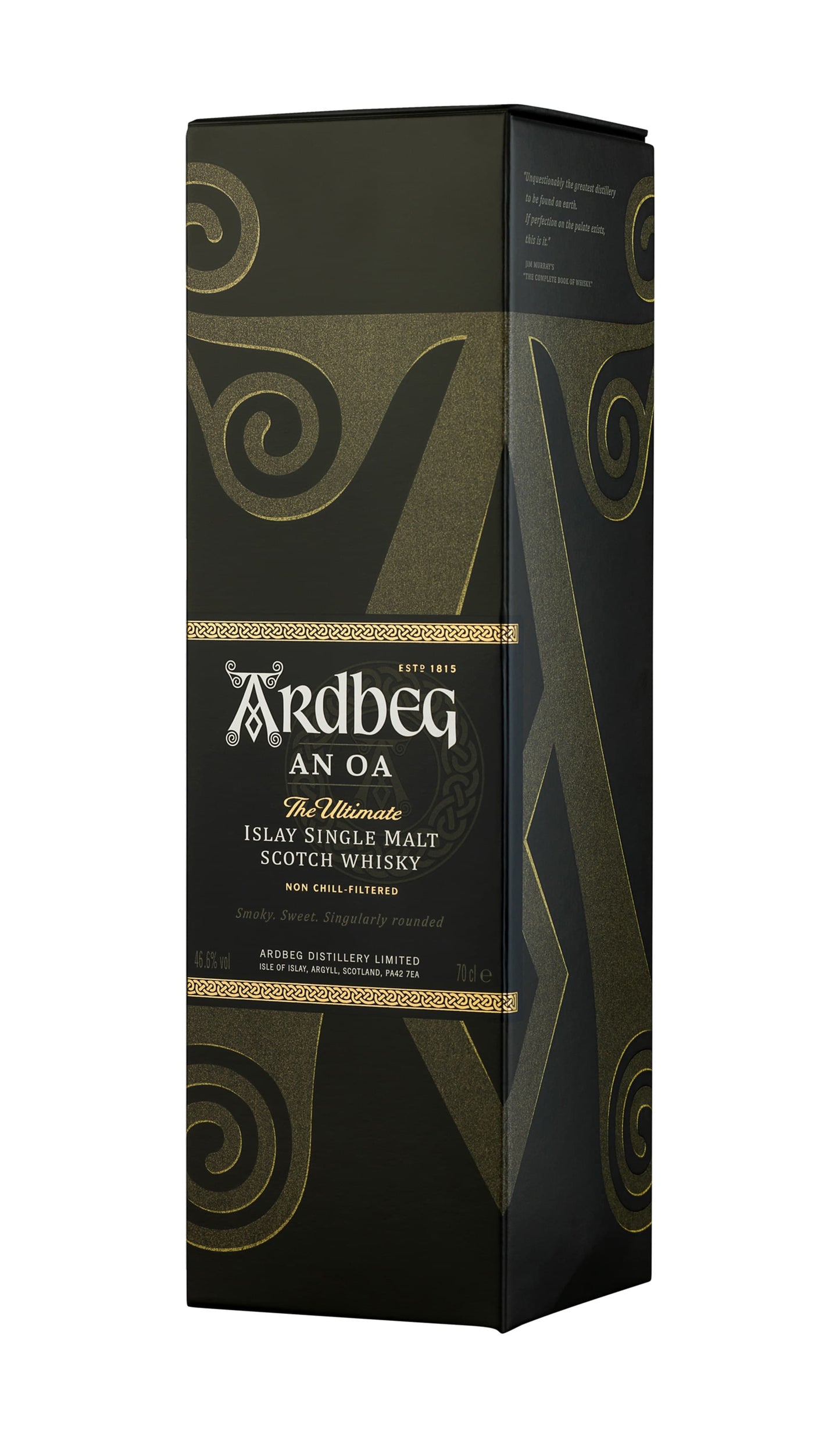 Find out more or buy Ardbeg An Oa Single Malt Scotch 700mL (Islay) available at Wine Sellers Direct's best prices.