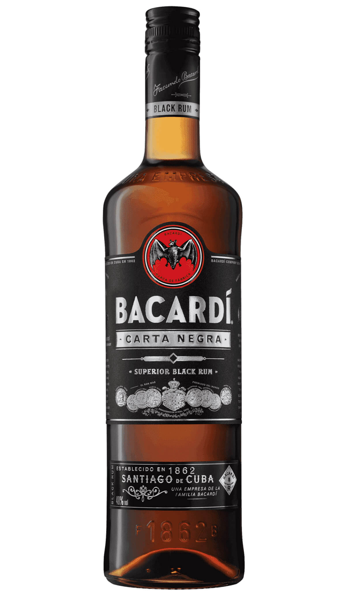 Find out more, explore the range and purchase Bacardi Carta Negra Black Rum 1 Litre available online at Wine Sellers Direct - Australia's independent liquor specialists.