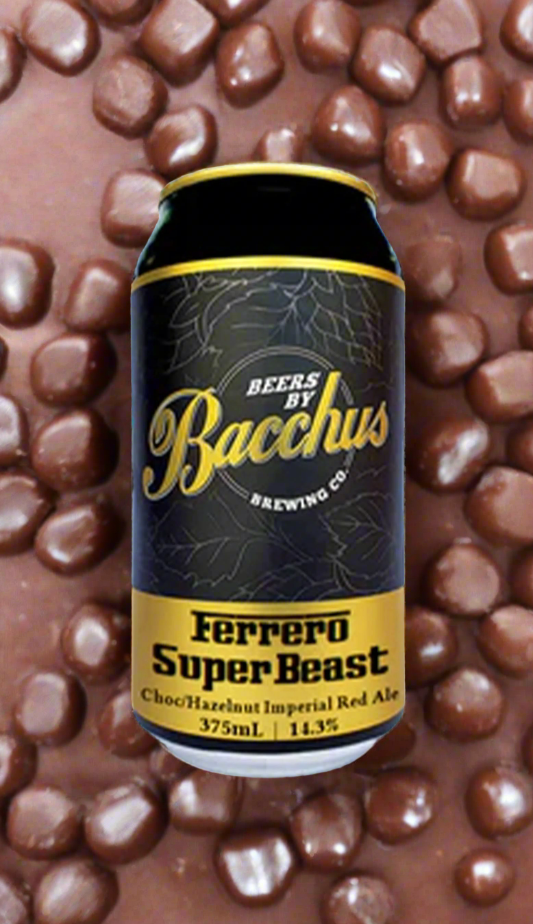 Find out more or buy Bacchus Ferrero Super Beast Choc Hazelnut Imperial Red Ale 375mL online at Wine Sellers Direct - Australia’s independent liquor specialists.