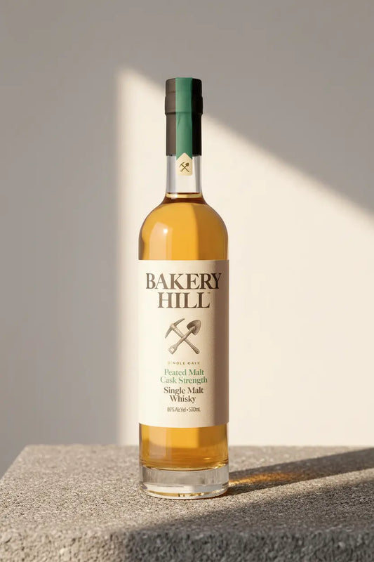 Buy Bakery Hill Peated Cask Strength Single Malt Whisky 500mL online at Wine Sellers Direct's best prices.