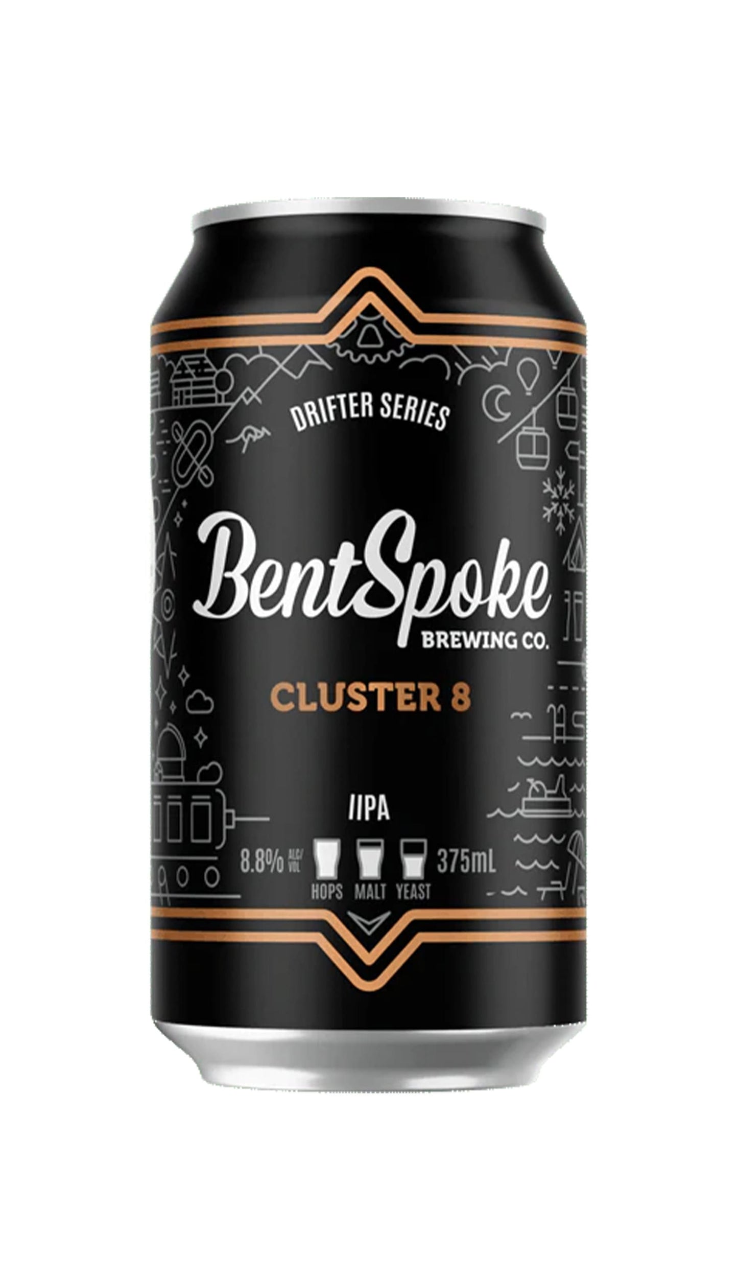 Find out more or buy BentSpoke Cluster 8 IIPA 375mL online at Wine Sellers Direct - Australia’s independent liquor specialists.