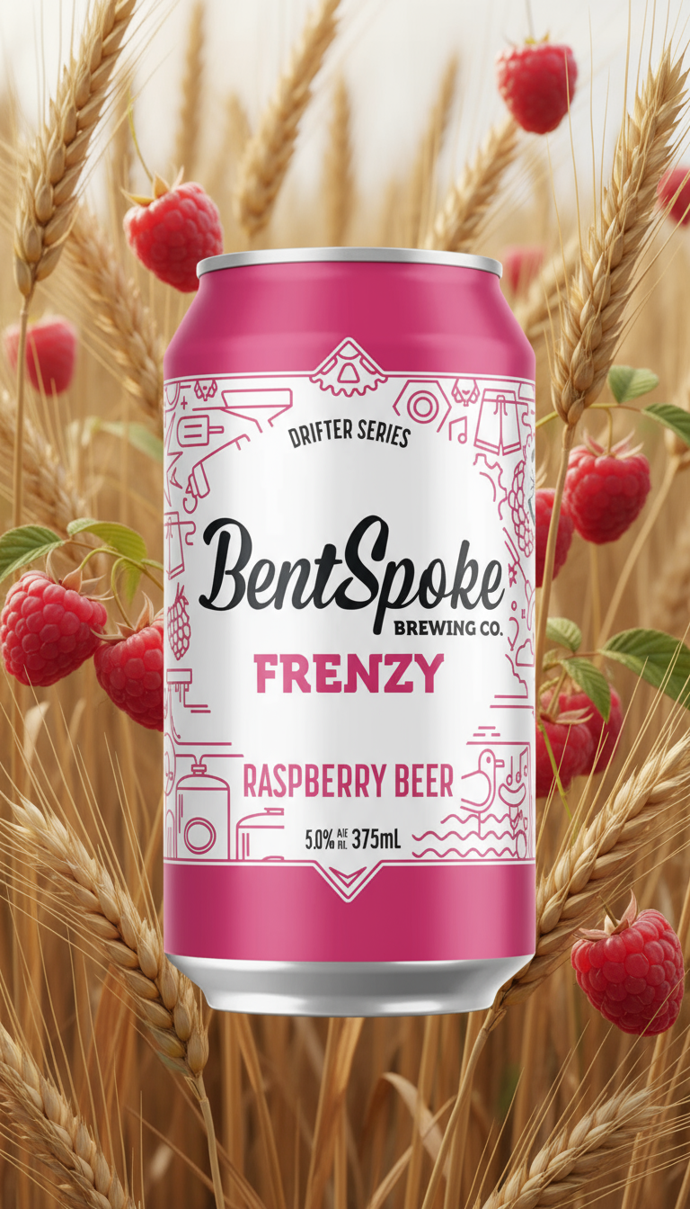 Find out more or buy BentSpoke Frenzy Raspberry Wheat Beer 375ml online at Wine Sellers Direct - Australia’s independent liquor specialists.