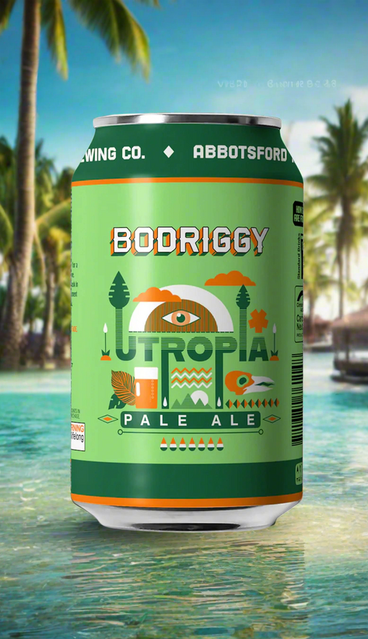Find out more or buy Bodriggy Utropia Pale Ale 355ml online at Wine Sellers Direct - Australia’s independent liquor specialists.