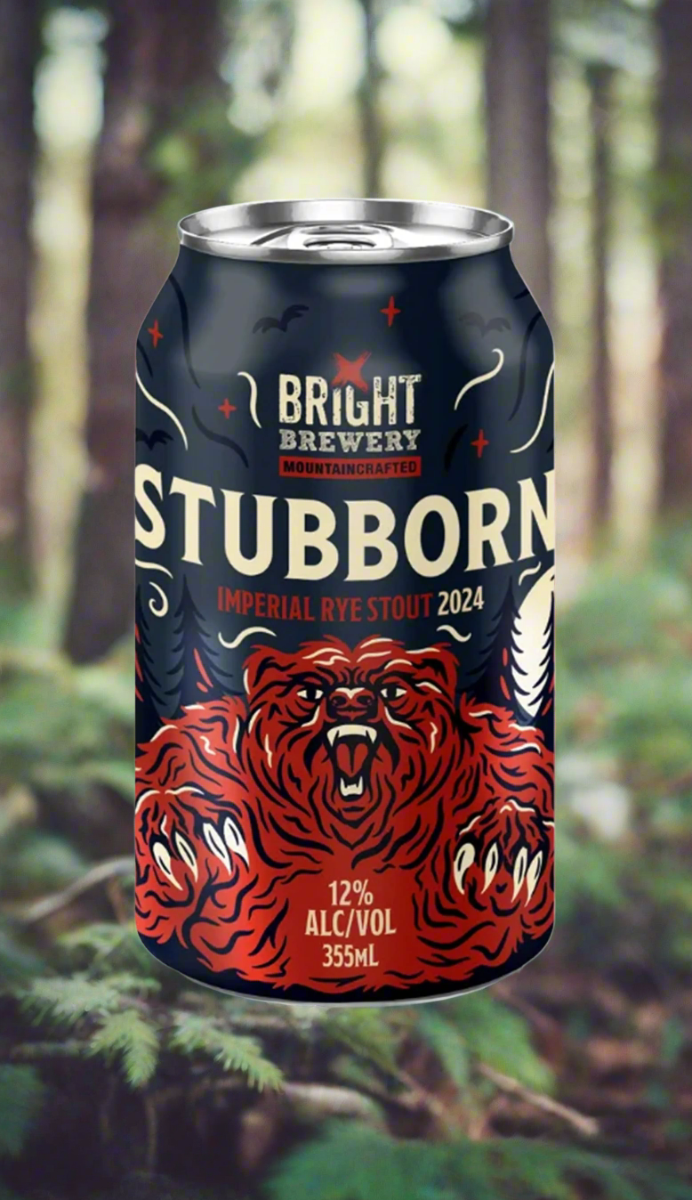 Find out more or buy Bright Brewery Stubborn Imperial Rye Stout 2024 355ml online at Wine Sellers Direct.
