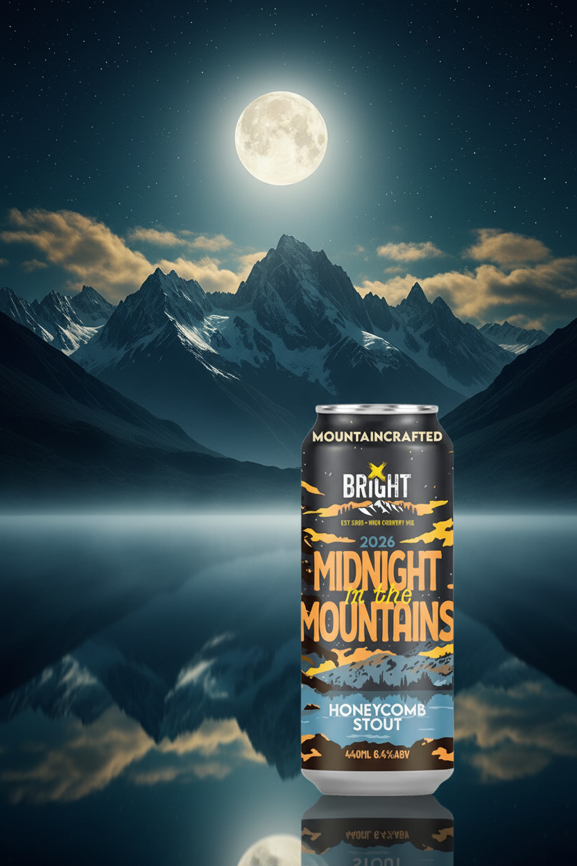 Find out more or buy Bright Midnight In The Mountains Honeycomb Stout 440mL online at Wine Sellers Direct.