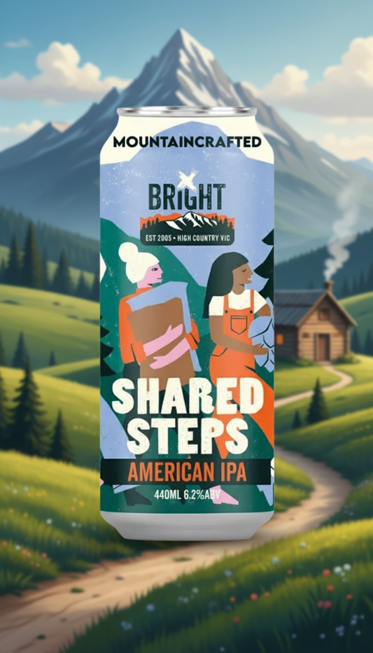 Find out more or buy Bright Shared Steps American IPA 440ml online at Wine Sellers Direct - Australia’s independent liquor specialists.