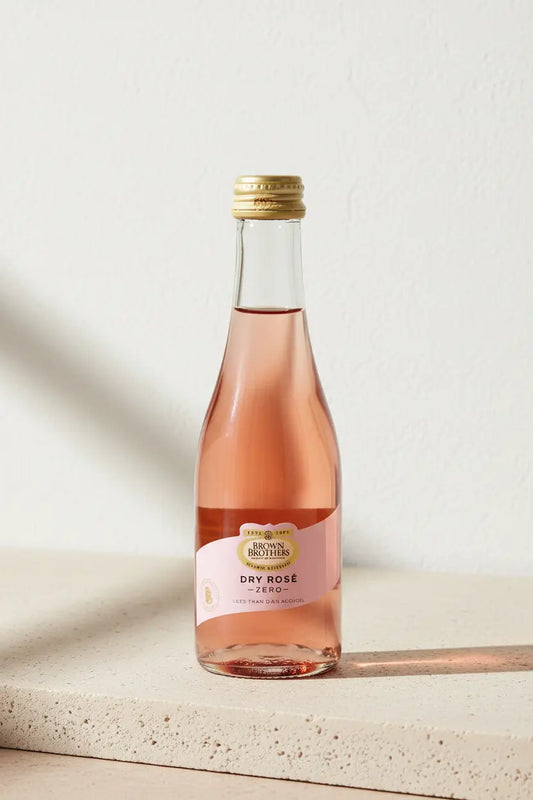 Buy Brown Brothers Dry Rosé Zero Piccolo 200mL 4 & 24 packs available at Wine Sellers Direct's best prices.