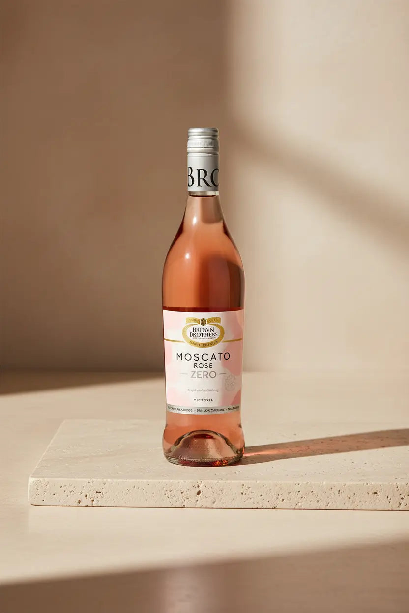 Buy Brown Brothers Moscato Rosé Zero NV 750mL Alcohol Free available at Wine Sellers Directs best prices.