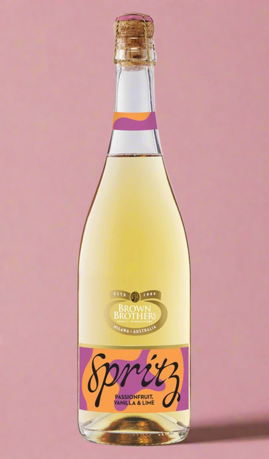 Buy Brown Brothers Passionfruit Vanilla and Lime Spritz 750mL available at Wine Sellers Direct's best prices.