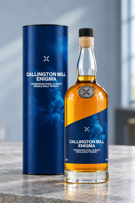 Callington Mill Enigma Single Malt Whisky 700mL bottle from Tasmania