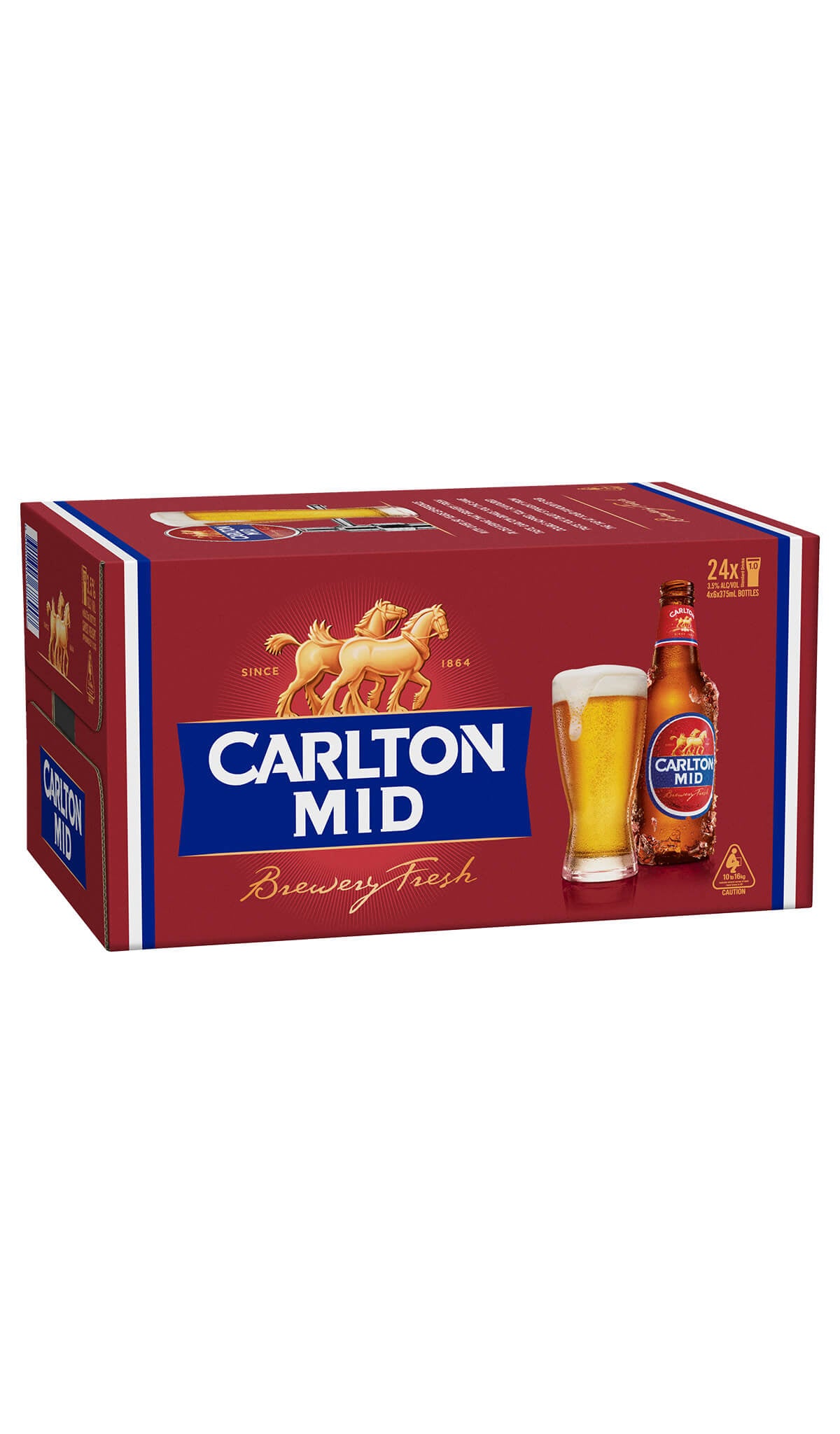 Find out more, explore the range and purchase Carlton Mid 24 x 375mL Bottle Slab beer available at Wine Sellers Direct - Australia's independent liquor specialists.