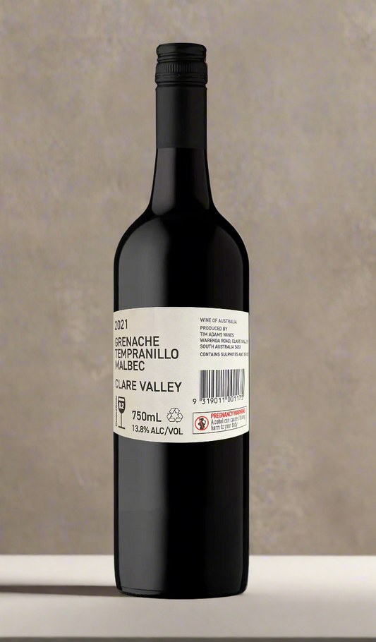 Find out more, explore the range and purchase Tim Adams Cleanskin Grenache Tempranillo Malbec 2021 (Clare Valley) available online at Wine Sellers Direct's best prices - Australia's independent liquor specialists.