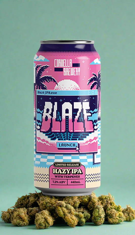 Cornella Blaze Hazy IPA with Terpenes 440mL