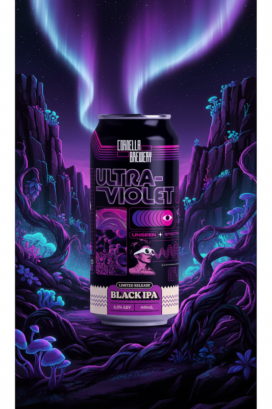 Find out more or buy Cornella Ultraviolet Black IPA 440ml online at Wine Sellers Direct - Australia’s independent liquor specialists.
