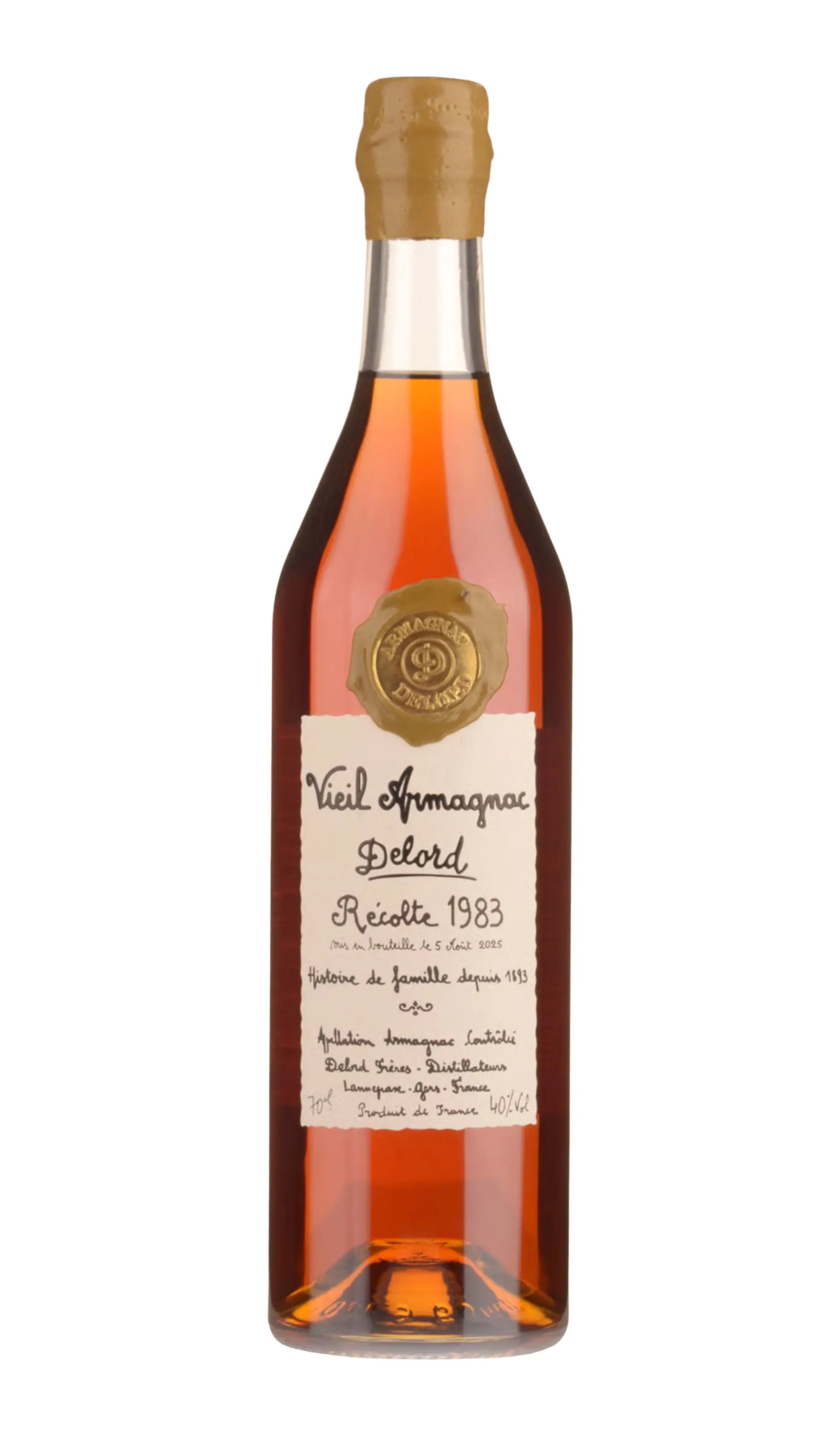 Delord Vieil Armagnac 1983 700ml | Wine Sellers Direct