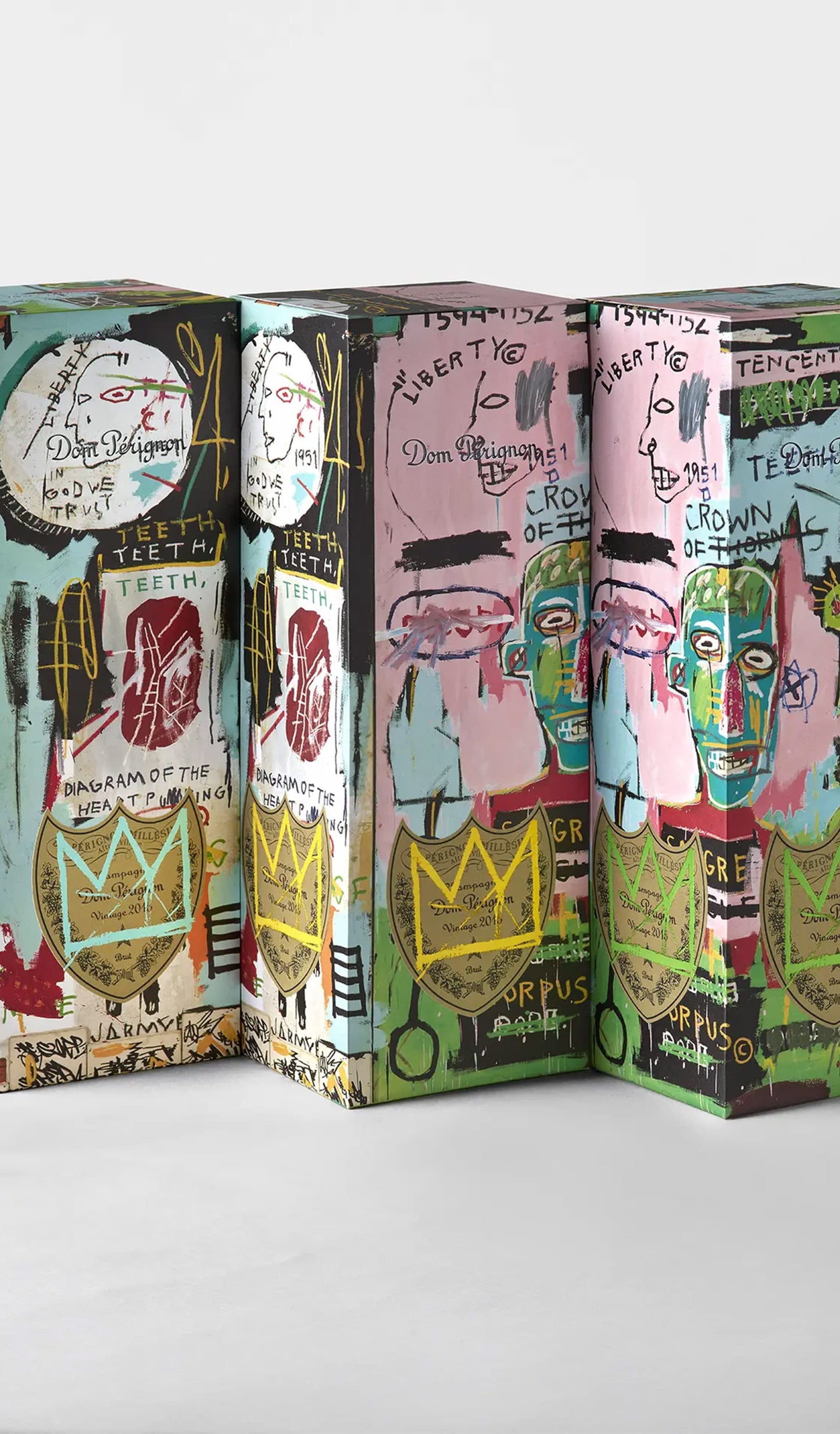 Dom Pérignon 2015 Jean-Michel Basquiat 3-Pack