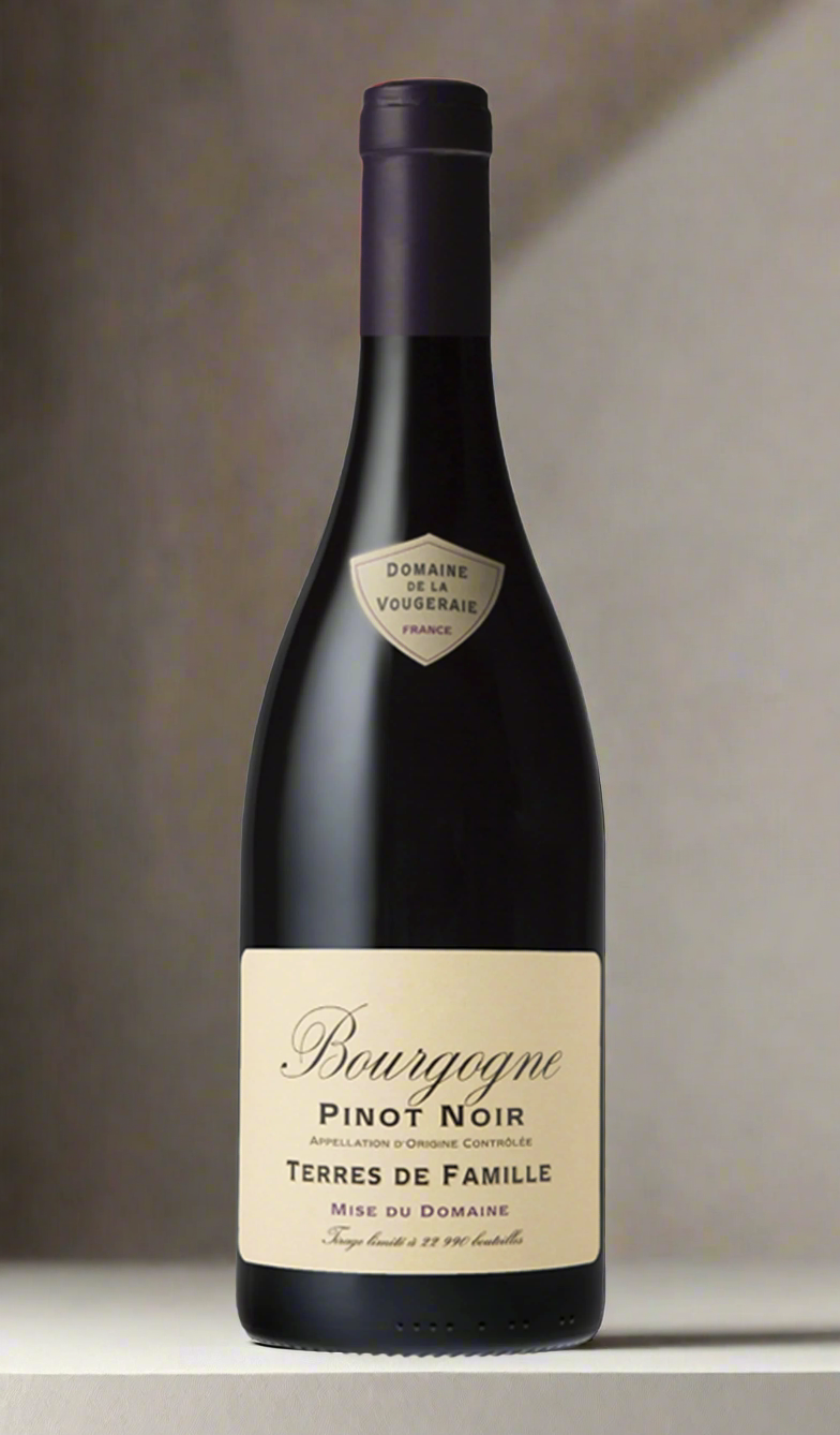 Find out more or buy Domaine De La Vougeraie Terres De Famille Pinot Noir 2019 (France) available at Wine Sellers Directs best prices - Australia's independent liquor specialists.
