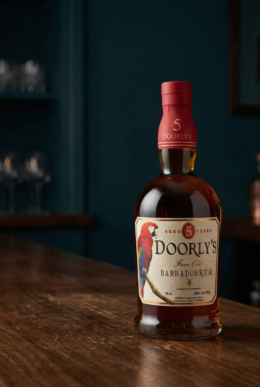 Doorly's Aged 5 Years Fine Old Barbados Rum 700mL bottle – Foursquare Rum Distillery, Barbados