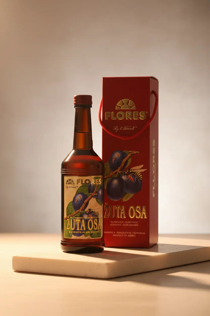 Buy Flores Zuta Osa Plum Brandy 700ml online at Wine Sellers Direct's best prices.
