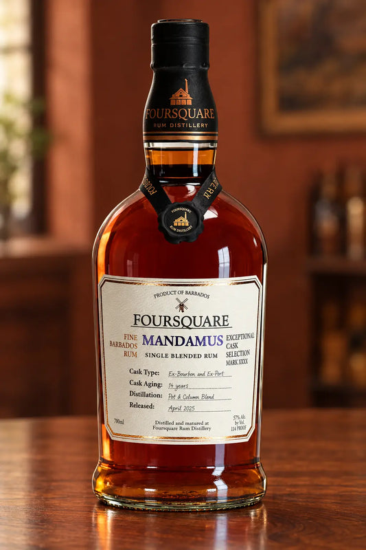 Foursquare Mandamus Exceptional Cask Selection Mark XXIX 16 Year Old Rum 700mL bottle from Barbados
