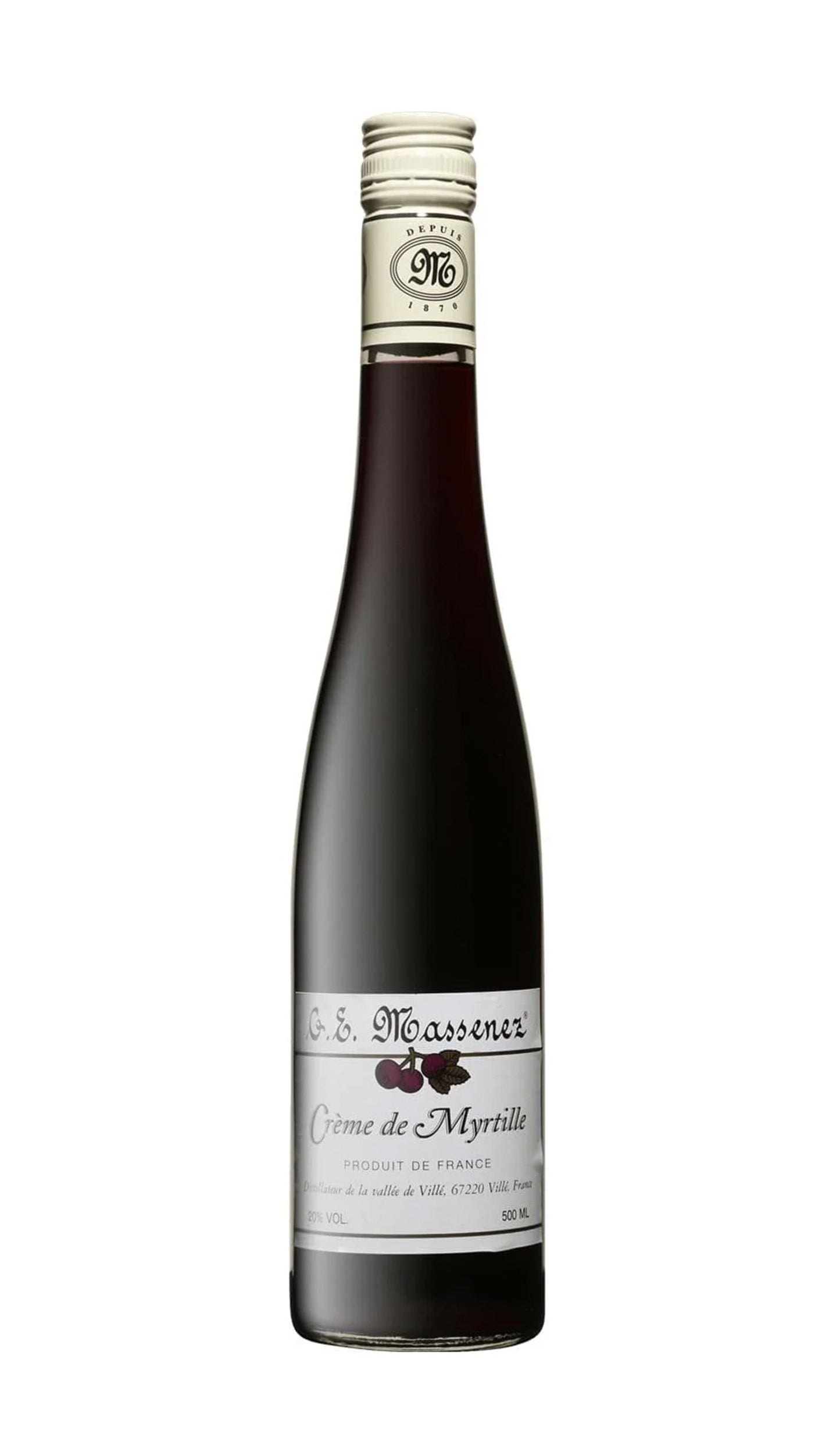 Find out more or buy G.E Massenez Creme De Myrtille Blueberry 500mL (France) available at Wine Sellers Direct's best prices.