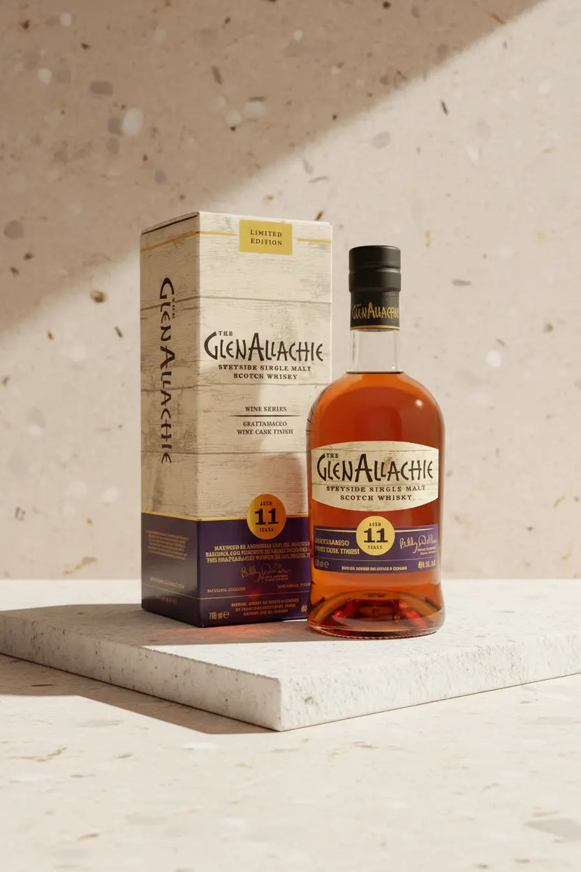 Buy The GlenAllachie Grattamacco Wine Cask Finish 11 Year Old online at Wine Sellers Direct's best prices.