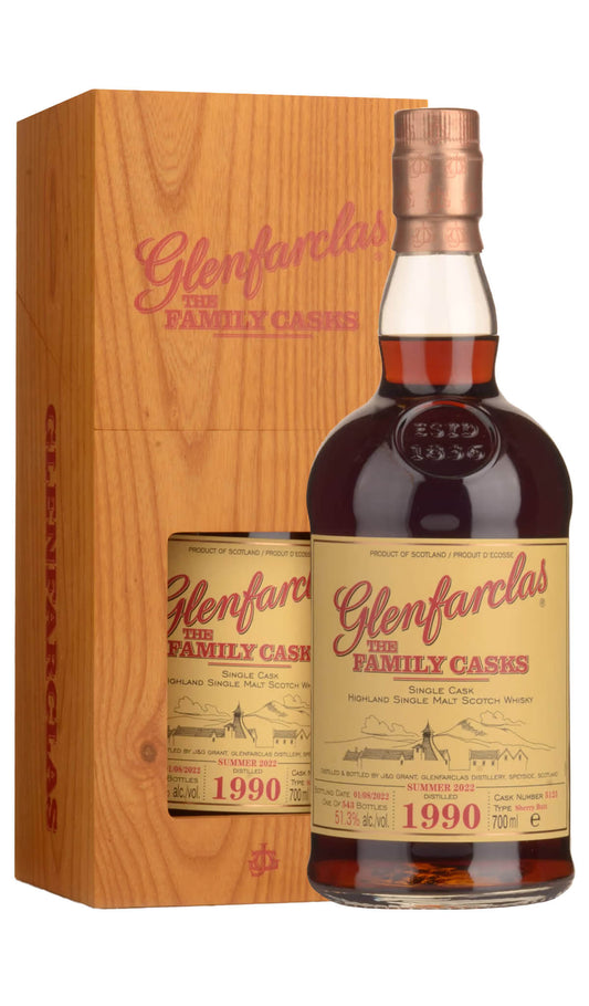 Find out more, explore the range and purchase Glenfarclas The Family Casks 1990 Single Malt (Scotch Whisky) available online at Wine Sellers Direct - Australia's independent liquor specialists.