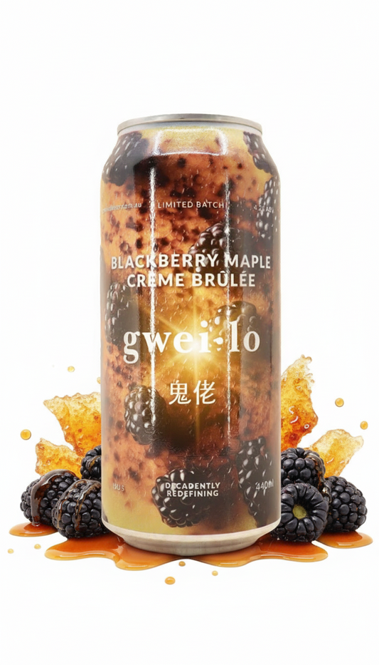 Find out more or buy Gweilo Blackberry Maple Creme Brulee Sour 440ml online at Wine Sellers Direct - Australia’s independent liquor specialists.