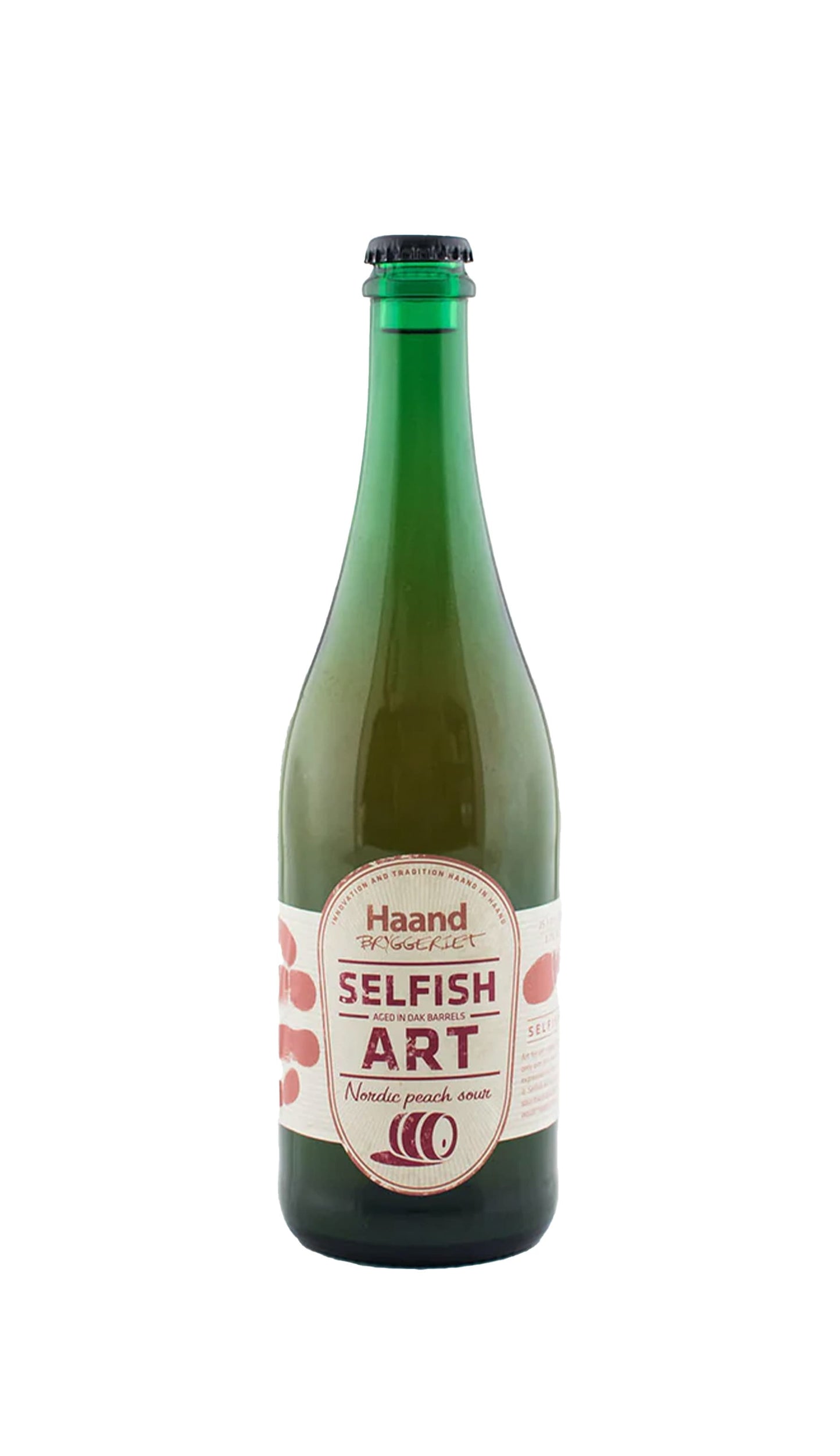 Find out more or buy Haand Bryggeriet Selfish Art Peach Sour 750ml online at Wine Sellers Direct - Australia’s independent liquor specialists.