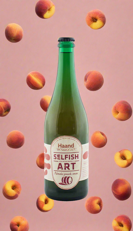 Haand Bryggeriet Selfish Art Peach Sour 750mL