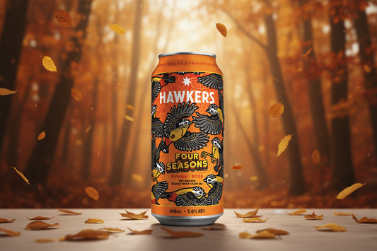 Find out more or buy Hawkers Autumn Wet Hopped Double West Coast IPA 440ml online at Wine Sellers Direct - Australia’s independent liquor specialists.