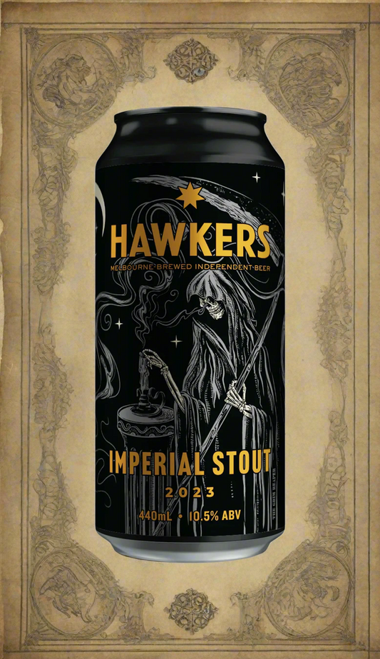 Find out more or buy Hawkers BBA Imperial Stout 2023 440ml online at Wine Sellers Direct - Australia’s independent liquor specialists.
