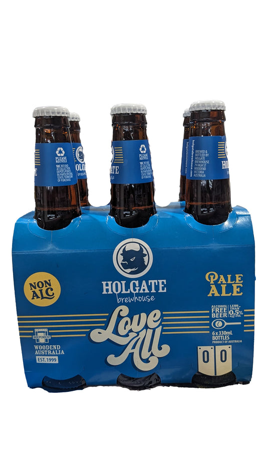 Holgate Love All Non Alc Pale Ale 24x330mL Bottles Slab