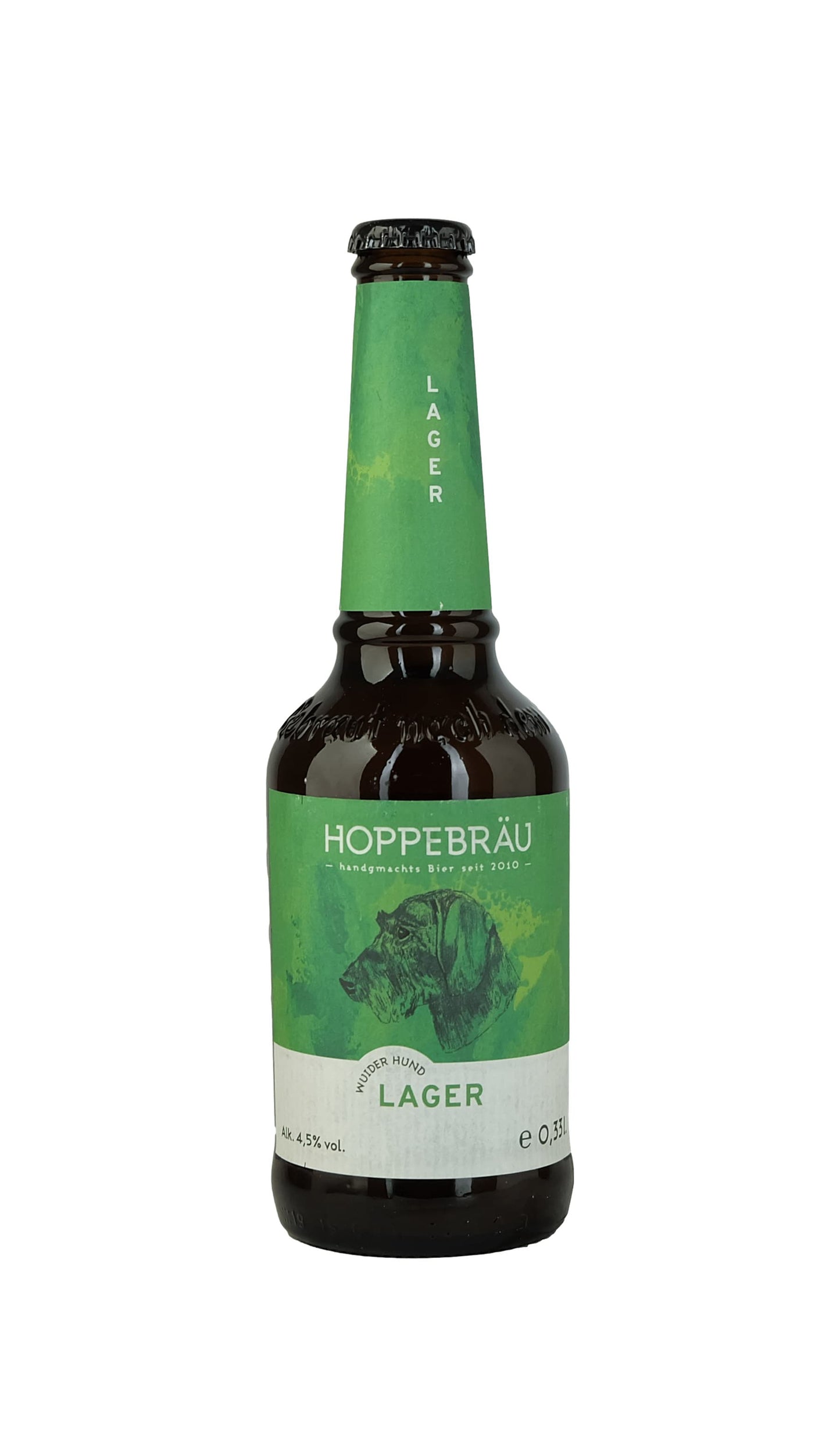 Find out more or buy Hoppebrau Wulder Hund Lager 330ml online at Wine Sellers Direct - Australia’s independent liquor specialists.