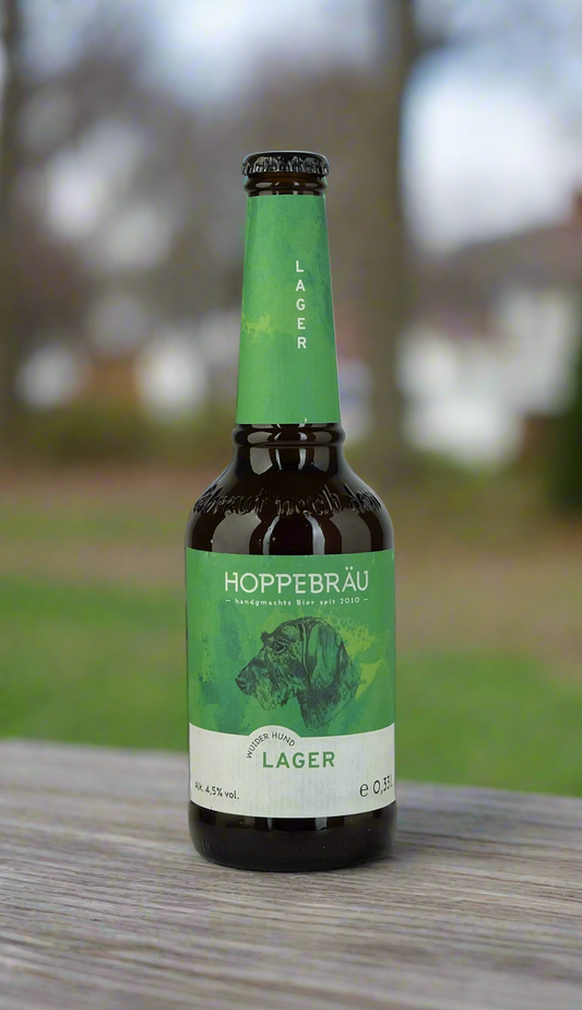 Find out more or buy Hoppebrau Wulder Hund Lager 330ml online at Wine Sellers Direct - Australia’s independent liquor specialists.