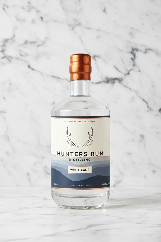 Find out more or buy Hunters Rum Distilling White Cane Rum 700mL available at Wine Sellers Direct's best prices.
