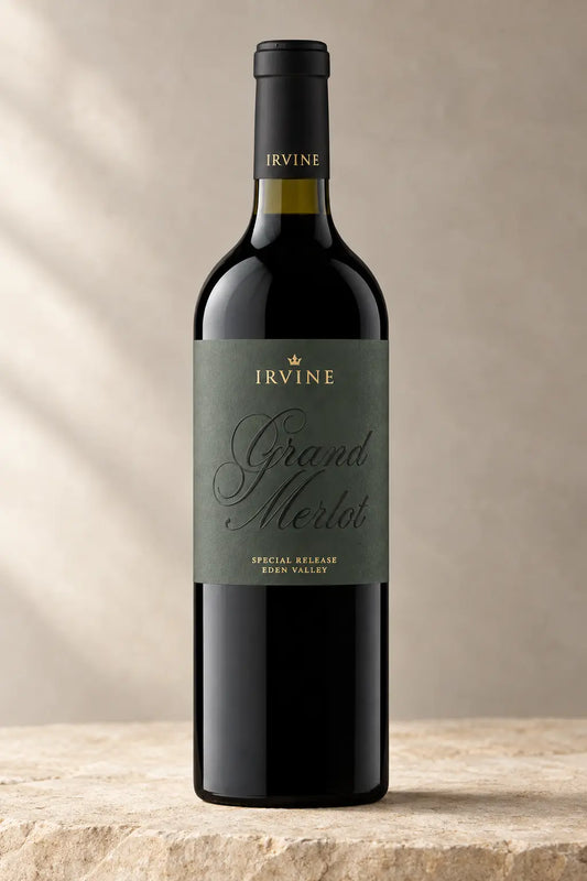 Irvine Grand Merlot 2019 750mL bottle of red wine from Eden Valley