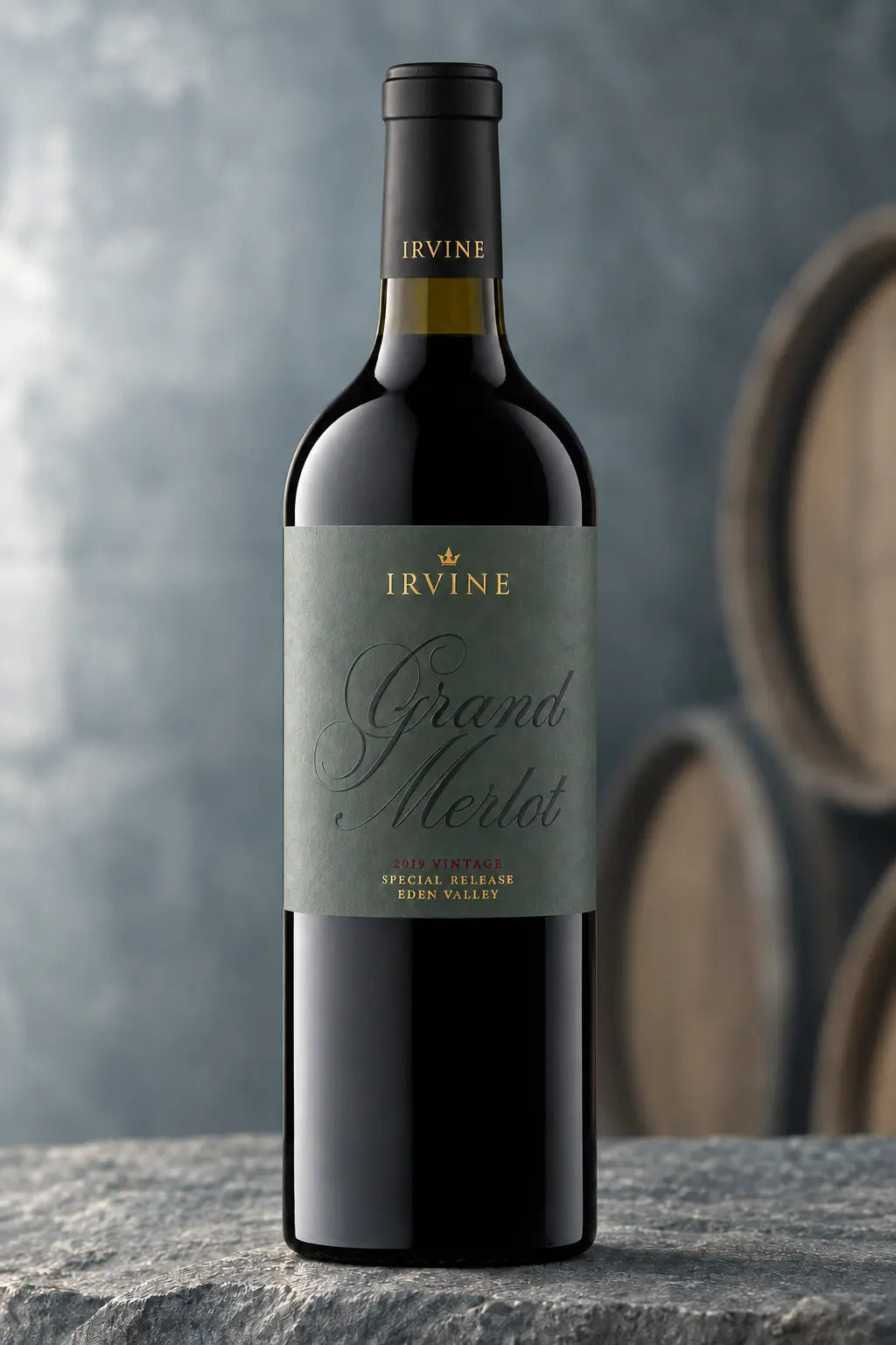 Irvine Grand Merlot 2019 750mL bottle of red wine from Eden Valley