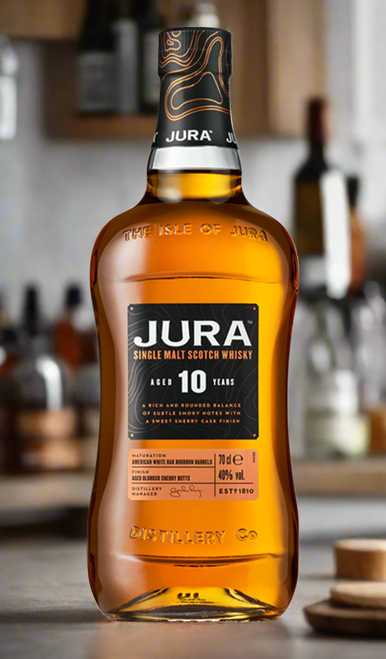 Buy Jura 10 Year Old Single Malt Scotch Whisky 700mL available at Wine Sellers Direct's best prices.