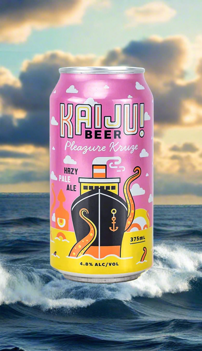 Find out more or buy Kaiju Krush Pleasure Kruze Hazy Pale Ale 375mL online at Wine Sellers Direct - Australia’s independent liquor specialists.