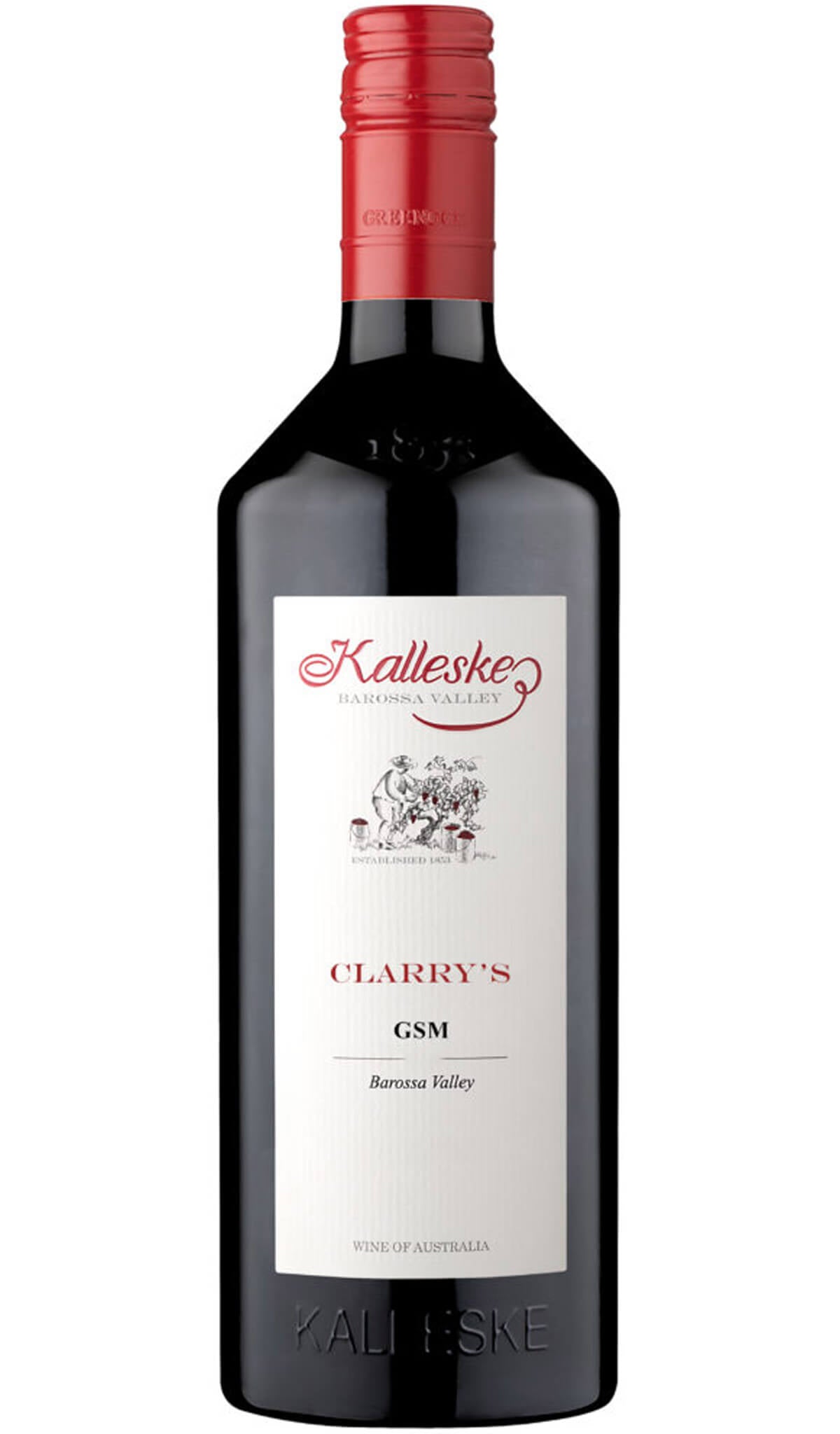 Find out more or buy Kalleske Clarry's GSM (Barossa Valley) online at Wine Sellers Direct - Australia’s independent liquor specialists.