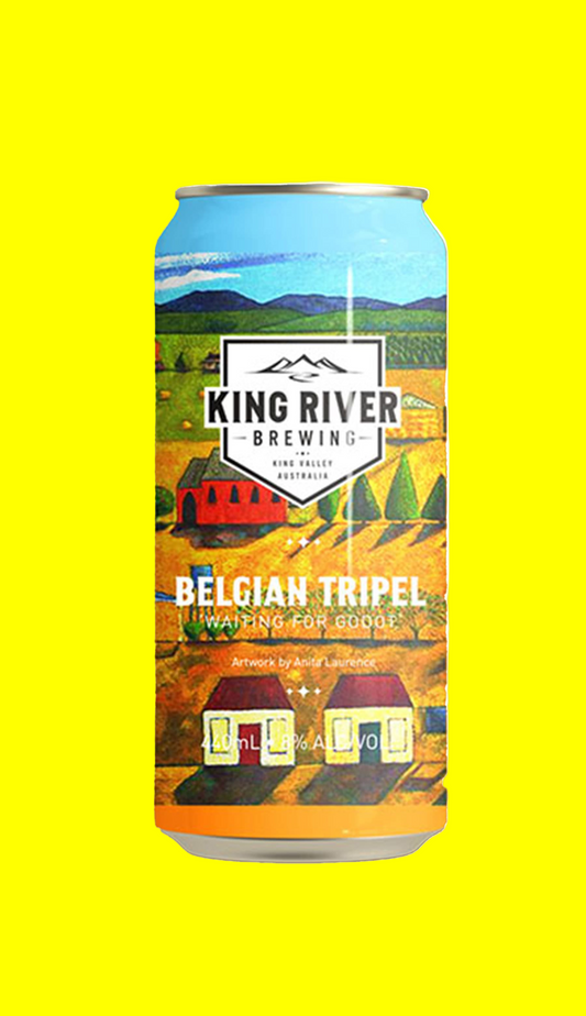 Find out more or buy King River Belgian Tripel Waiting For Godot 440ml online at Wine Sellers Direct - Australiaβs independent liquor specialists.