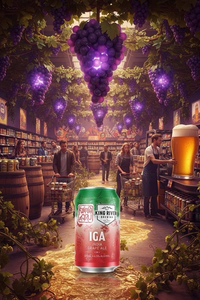 Find out more or buy King River India Grape Ale 375mL online at Wine Sellers Direct.