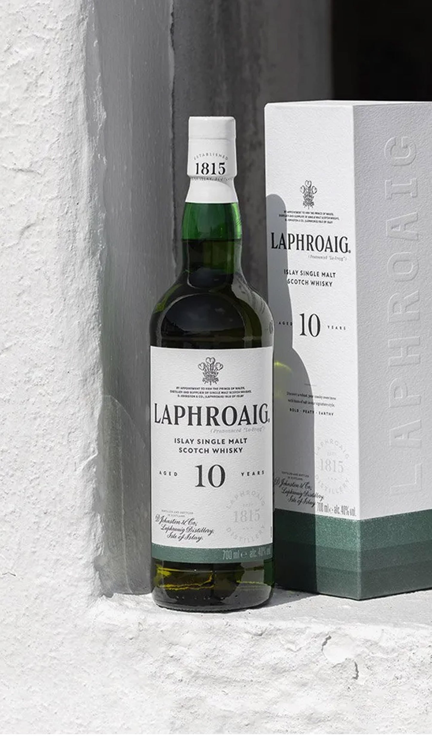 Find out more or buy Laphroaig 10 Year Old Single Malt Scotch Whisky 700mL online at Wine Sellers Direct's best prices - Australia’s independent liquor specialists.