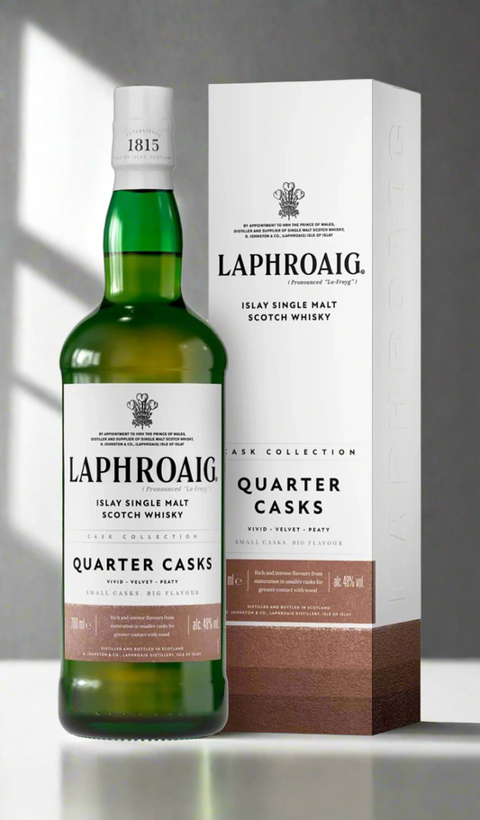 Buy Laphroaig Quarter Casks Scotch Whisky 700ml at Wine Sellers Direct's best prices - Australia’s independent liquor specialists.
