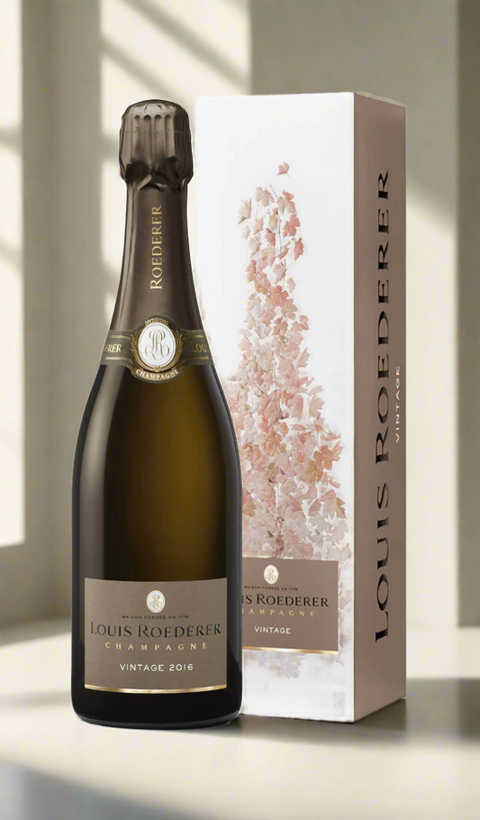 Find out more or buy Louis Roederer Champagne Vintage 2016 Gift Boxed 750mL (France)  available at Wine Sellers Direct's best prices - Australia's independent liquor specialists.