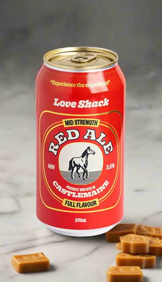 Find out more or buy Love Shack Middy Red Ale 375mL online at Wine Sellers Direct - Australia’s independent liquor specialists.