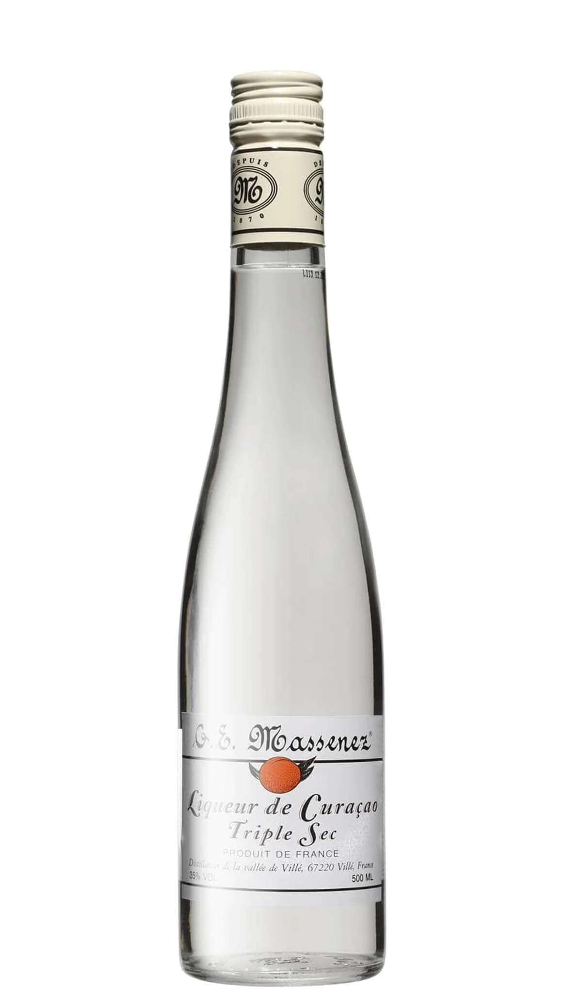 Find out more, explore the range and buy Massenez Liqueur De Curacao Triple Sec 500ml (France) available online at Wine Sellers Direct - Australia's independent liquor specialists.