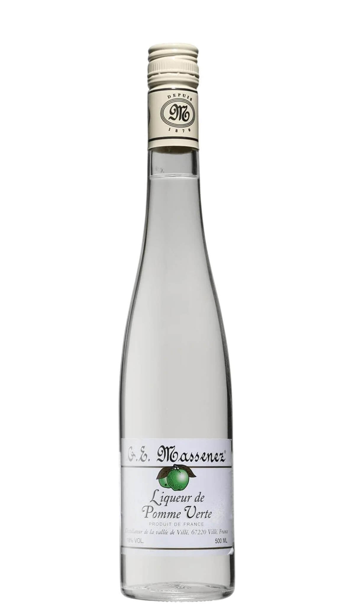 Find out more, explore the range and buy Massenez Liqueur De Pomme Verte Green Apple 500ml (France) available online at Wine Sellers Direct - Australia's independent liquor specialists.